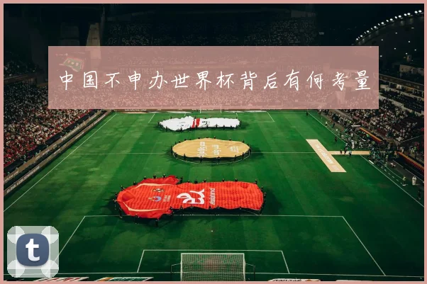 中国不申办世界杯背后有何考量